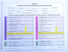 EYE-DA French Scoring Protocol Sheet